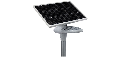 solar street light with battery and panel