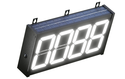 solar number plate light