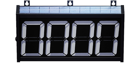 solar number plate lights