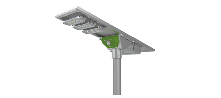 split solar street light