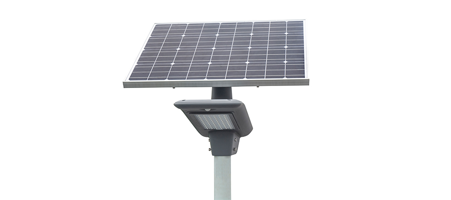 split solar street light