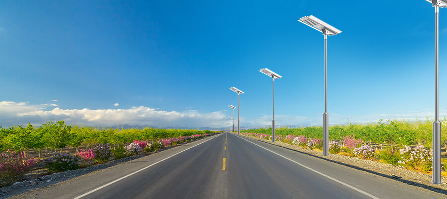 integrated solar street light