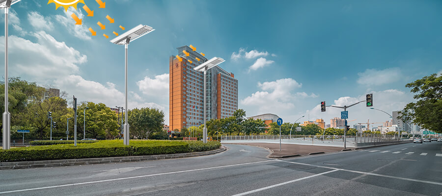 solar road light