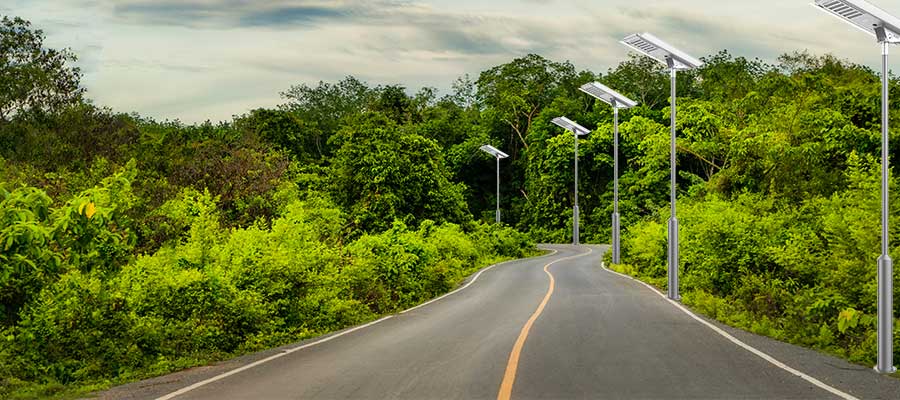 all in one solar street light