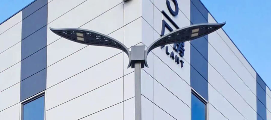 willow-shaped smart street light