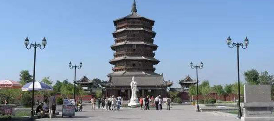 Tower in Yingxian county
